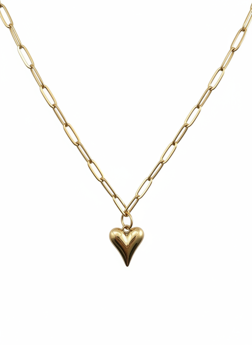 Golden Heart Necklace
