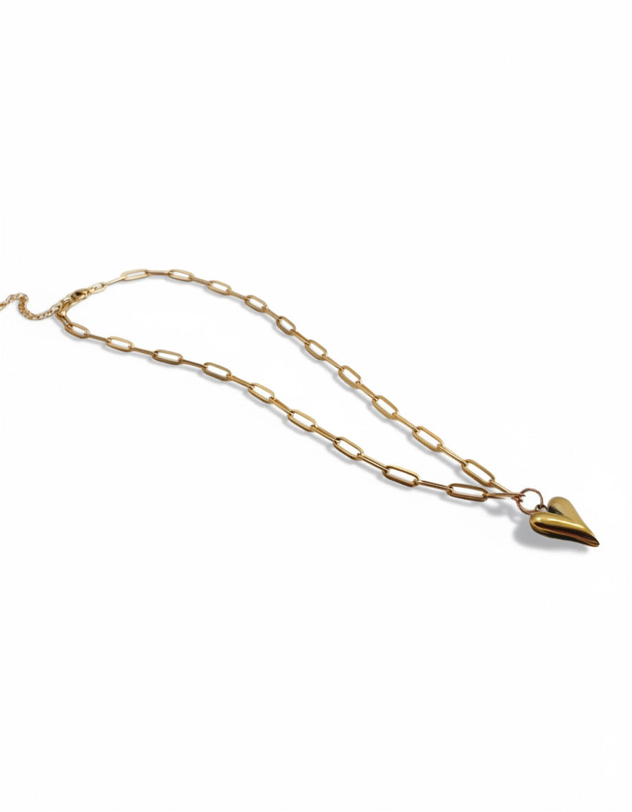 Golden Heart Necklace